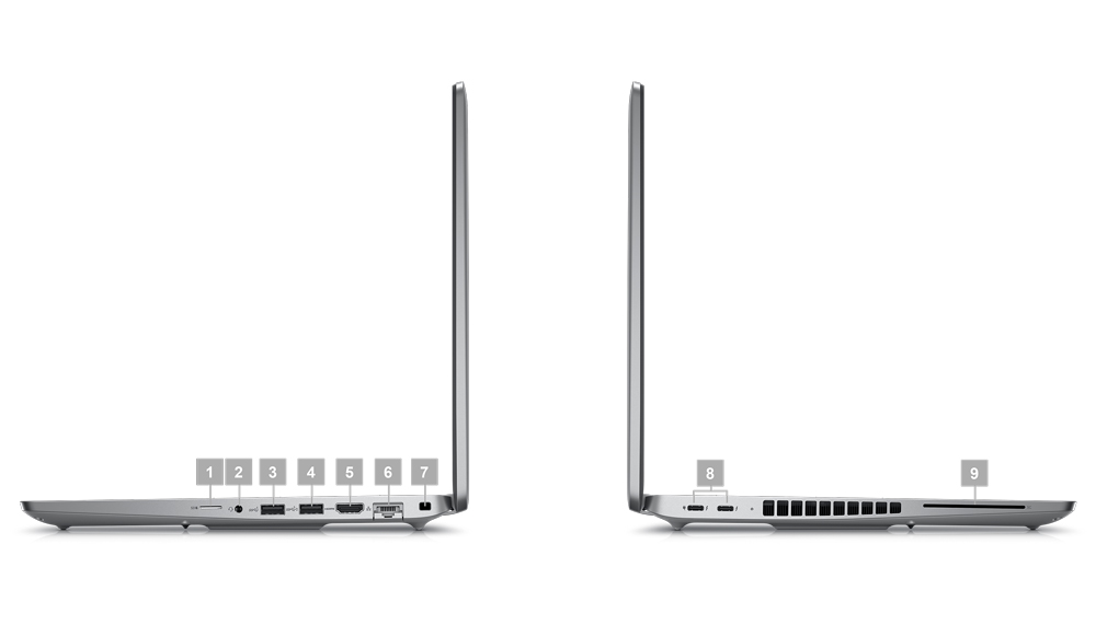 Kết Nối Đa Dạng và Hiện Đại Nhờ Vào Cổng Thunderbolt™ 4 và Tùy Chọn Kết Nối Linh Hoạt.