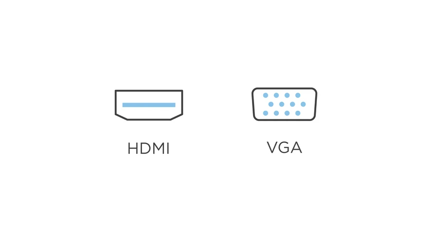 Đa Dạng Cổng Kết Nối (VGA và HDMI 1.4) Cho Sự Linh Hoạt Tối Đa.