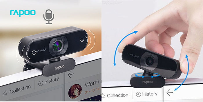 Webcam Rapoo C260 FullHD 1080P